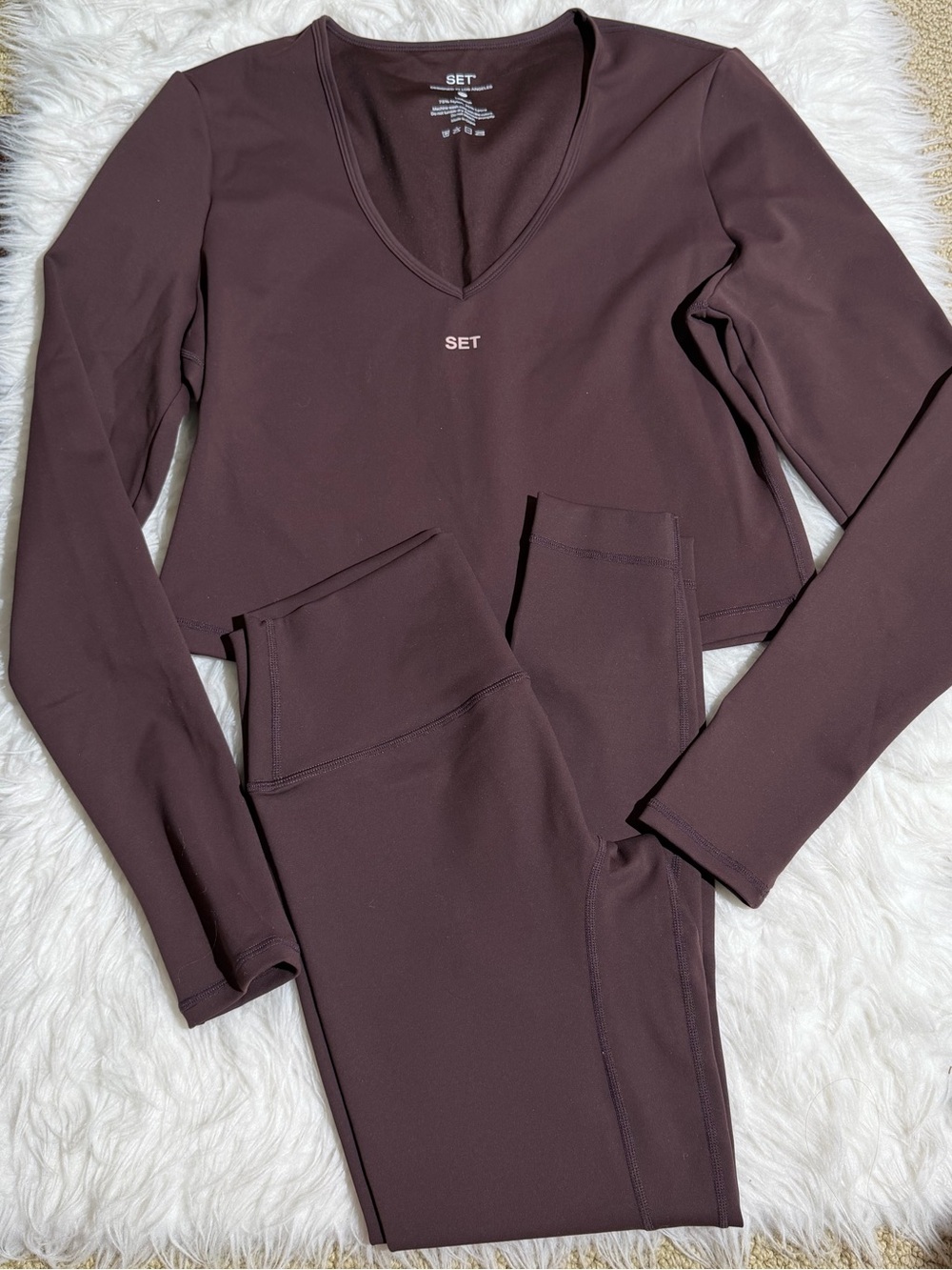 NEW Set Active XL / XXL Matching Set Zion Luxform leggings lux v long sleeve top